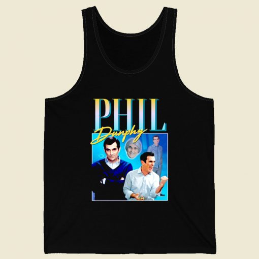 Phil Dunphy Homage Retro Mens Tank Top