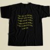 Phora Fake Smiles Lyrics Back 80s Mens T Shirt