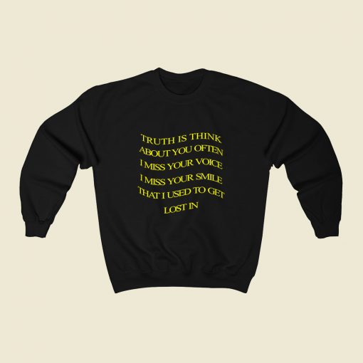 Phora Fake Smiles Lyrics Back 80s Sweatshirt Style