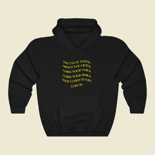 Phora Fake Smiles Lyrics Back Cool Hoodie Fashion