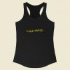 Phora Fake Smiles Lyrics Front Racerback Tank Top