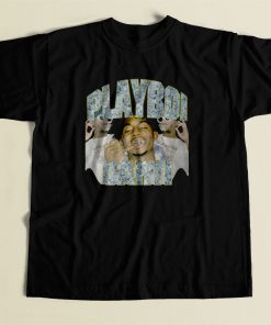 Playboi Carti Rich Hip Hop 80s Mens T Shirt