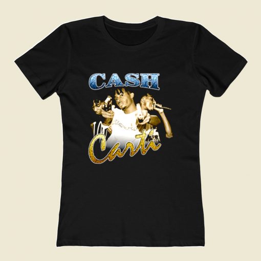 Playboy Carti Cash Hip Hop 80s Womens T shirt