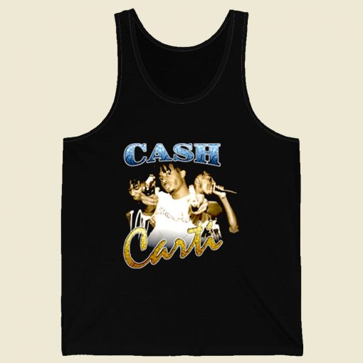 Playboy Carti Cash Hip Hop Retro Mens Tank Top