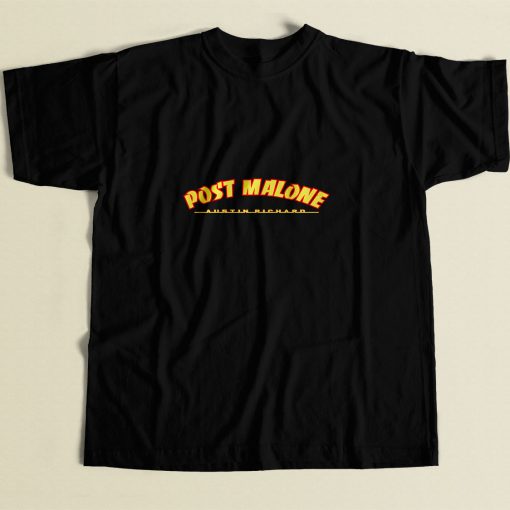 Post Malone Austin Richard 80s Mens T Shirt