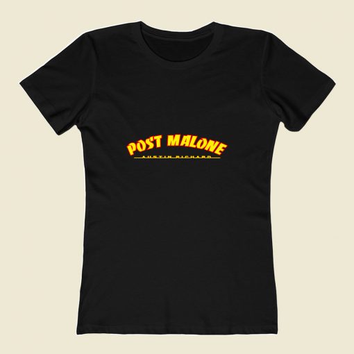 Post Malone Austin Richard 80s Womens T shirt