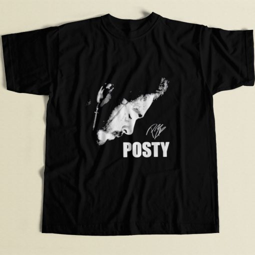 Post Malone Posty Signature 80s Mens T Shirt