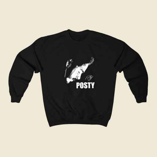 Post Malone Posty Signature 80s Sweatshirt Style