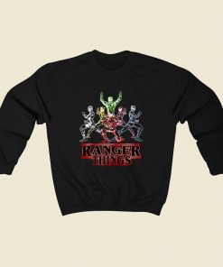 Power Ranger Things Sweatshirt Street Style