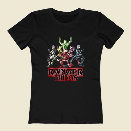 Power Ranger Things Women T Shirt Style