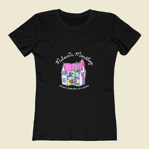 Pretty Dollhouse Melanie Martinez Black 80s Womens T shirt