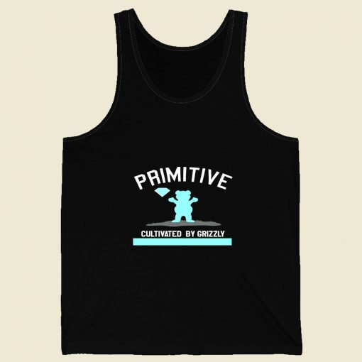 Primitive X Grizzly X Diamond Supply Co Retro Mens Tank Top