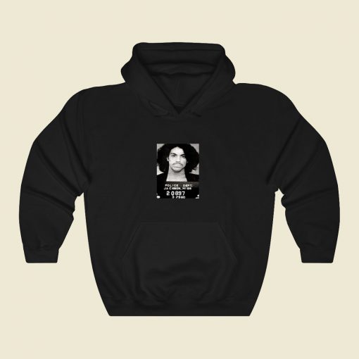 Prince Mugshot Cool Hoodie Fashion