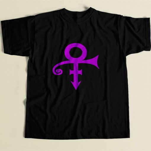 Prince Symbol Mineral Wash 80s Mens T Shirt