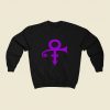 Prince Symbol Mineral Wash 80s Sweatshirt Style