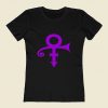 Prince Symbol Mineral Wash 80s Womens T shirt