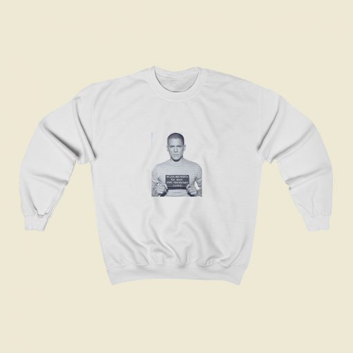 Prison Break Michael Scofield Tv Series Mugshot Sweatshirt Street Style