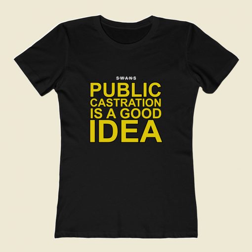 Public Castration Women T Shirt Style