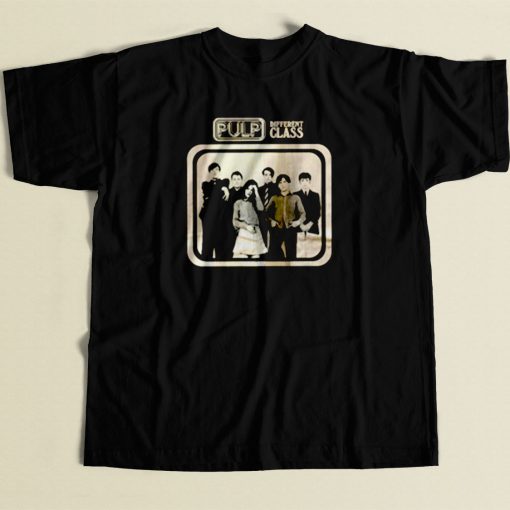 Pulp Different Class Britpop 80s Mens T Shirt