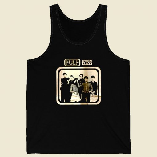 Pulp Different Class Britpop Retro Mens Tank Top