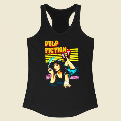 Pulp Fiction Uma Thurman Racerback Tank Top