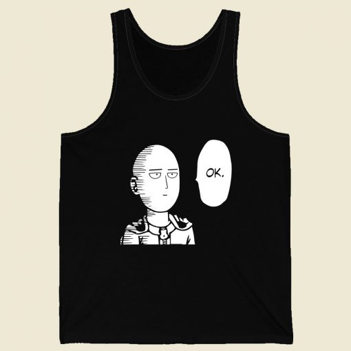 Punch Man Ok Men Tank Top Style