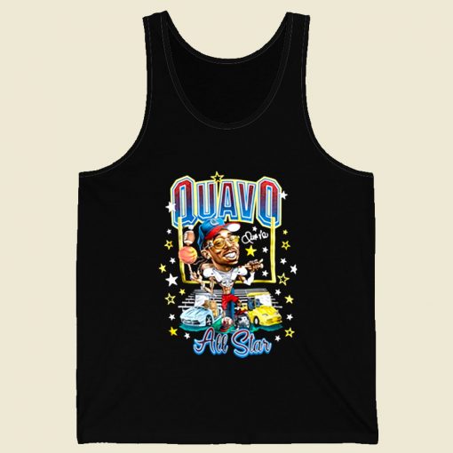 Quevo Migos All Star Retro Mens Tank Top