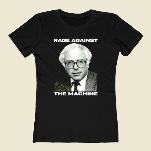 Rage Against Bernie Sanders 2020 Democrat 80s Womens T shirt