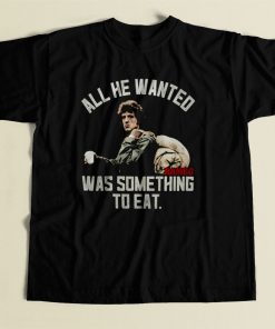 Rambo Wanted Was Something To Eat 80s Mens T Shirt