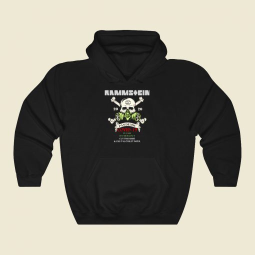 Rammstein 2020 Pandemic Covid 19 Cool Hoodie Fashion