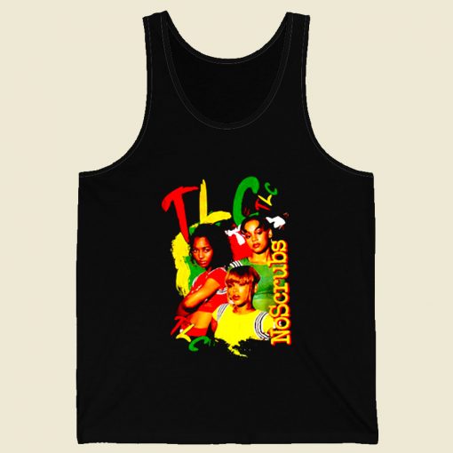 Rap Girl Group Tlc No Scrubs Retro Mens Tank Top