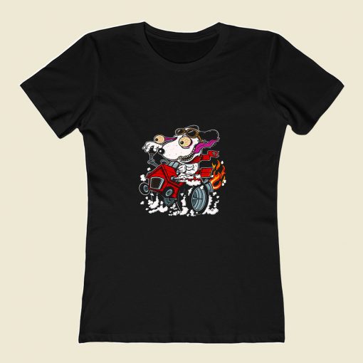 Rat Dog Fink 80s Womens T shirt