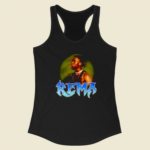 Rema Black Girl Rapper Racerback Tank Top