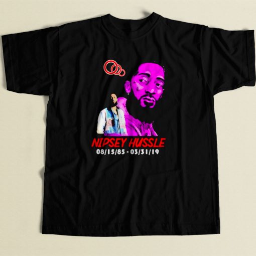 Rest In Peace Nipsey Hussle Thank You 80s Mens T Shirt