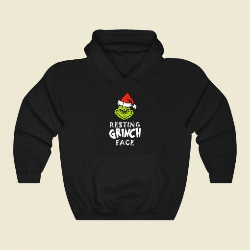 Resting Grinch Face Fashionable Hoodie