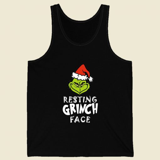 Resting Grinch Face Men Tank Top Style