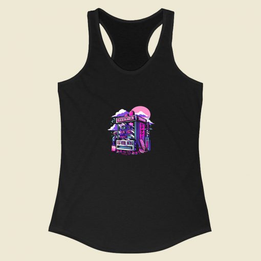 Retro Gaming Machine Racerback Tank Top