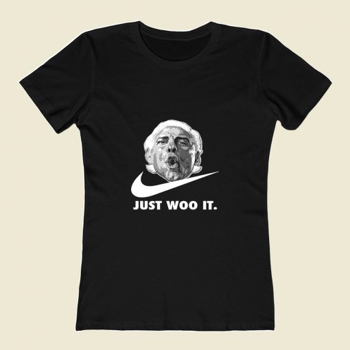 Ric Flair Just Woo 80s Womens T shirt