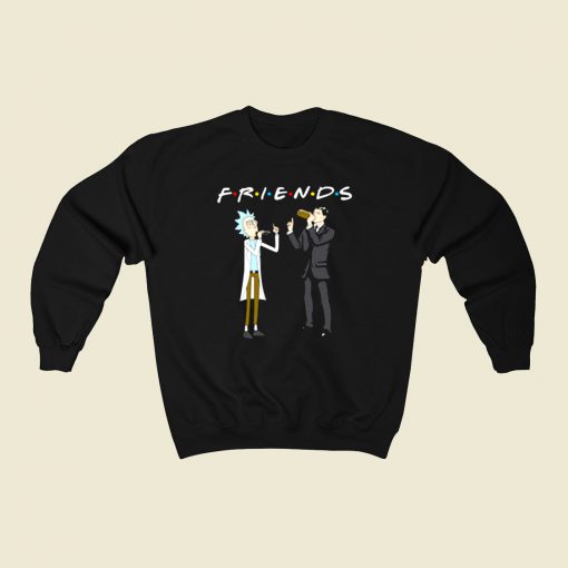 Rick And Archer Drink Wine Friend 80s Sweatshirt Style