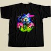 Riday The 13th Inspired Neon Jason 80s Mens T Shirt