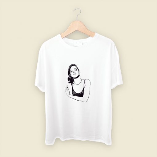 Rihanna Sketch Art Mens T Shirt Streetwear