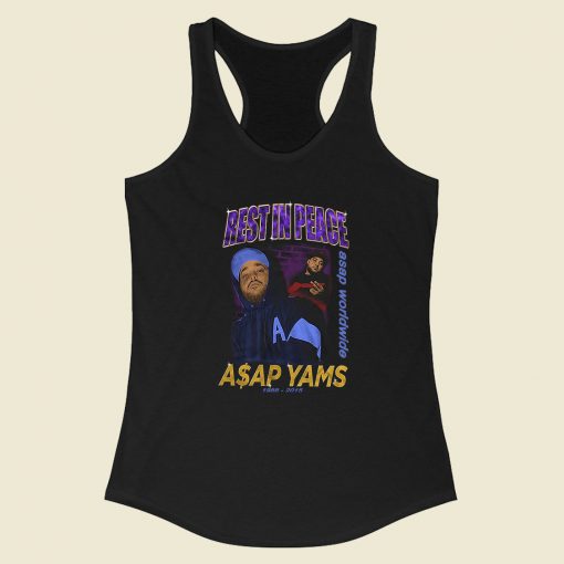 Rip Asap Yams Racerback Tank Top Fashionable