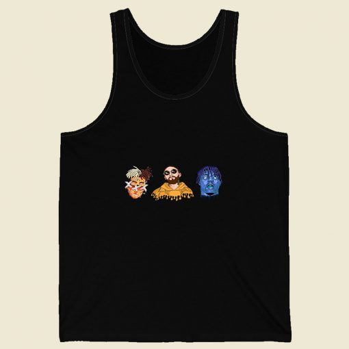 Rip Juice Wrld Mac Miller Xxxtentacion Retro Mens Tank Top