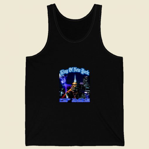 Rip Pop Smoke King Of New York Retro Mens Tank Top