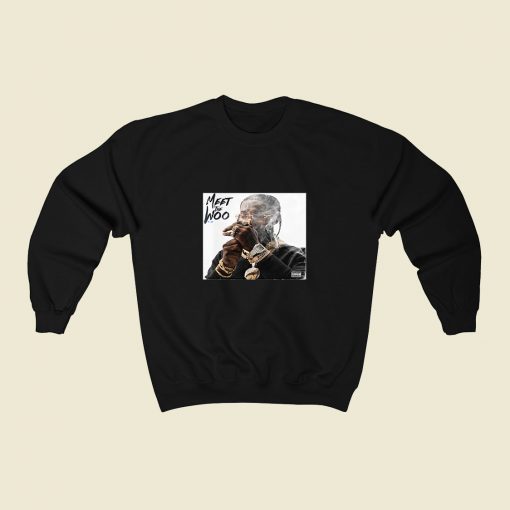 Rip Pop Smoke Meet To Woo Album 80s Sweatshirt Style