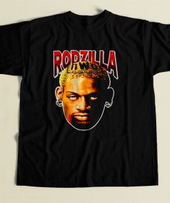 Rodzilla Dennis Rodman 80s Mens T Shirt