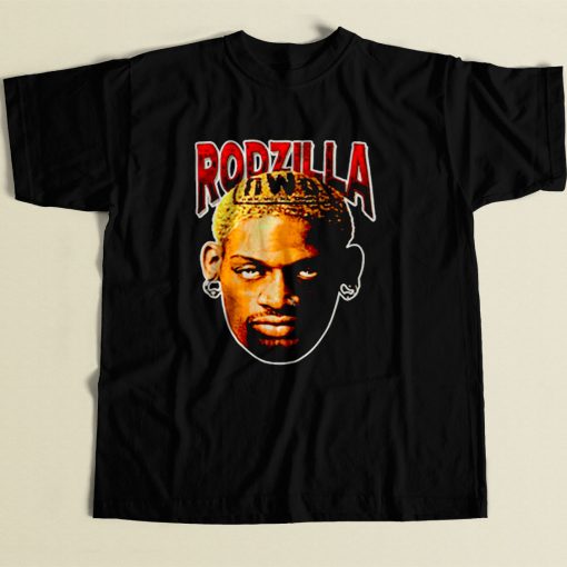 Rodzilla Dennis Rodman 80s Mens T Shirt