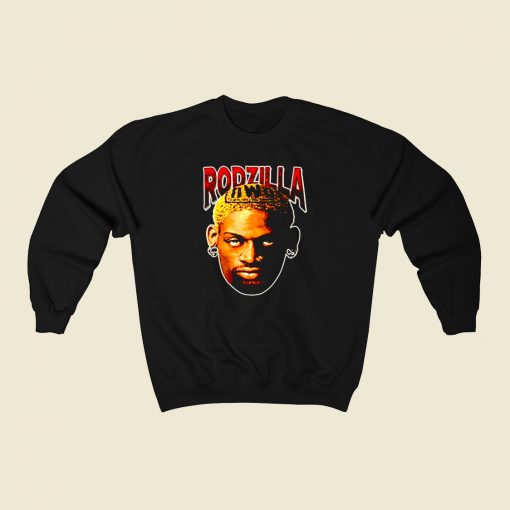 Rodzilla Dennis Rodman 80s Sweatshirt Style