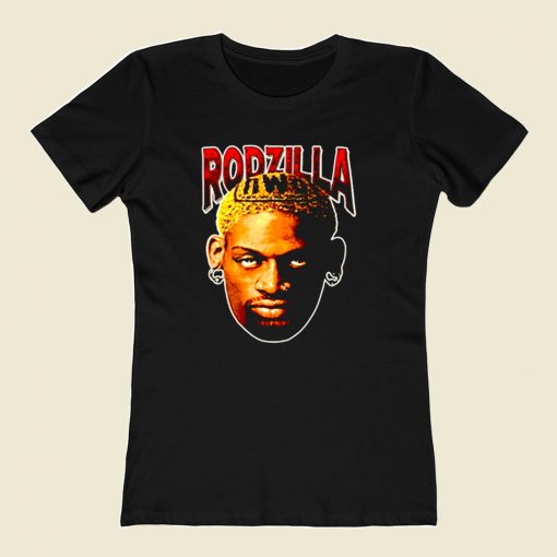 Rodzilla Dennis Rodman 80s Womens T shirt