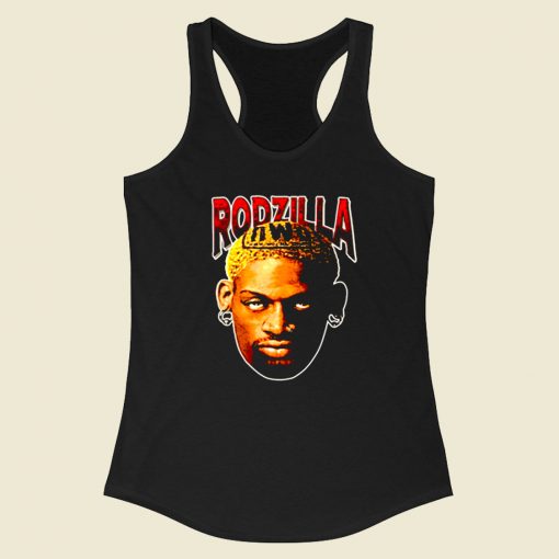 Rodzilla Dennis Rodman Racerback Tank Top